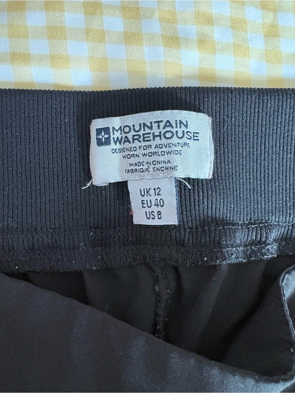 Mountain Warehouse Women's Black Track Pants - Size UK 12 / US 8